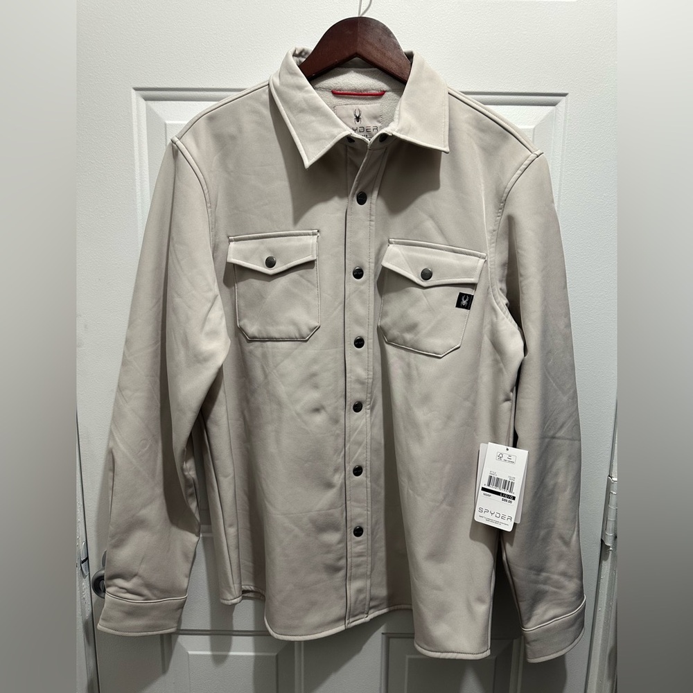 Spyder Men's Light Tan Shirt Jacket